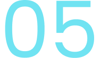 Digital display showing zero five